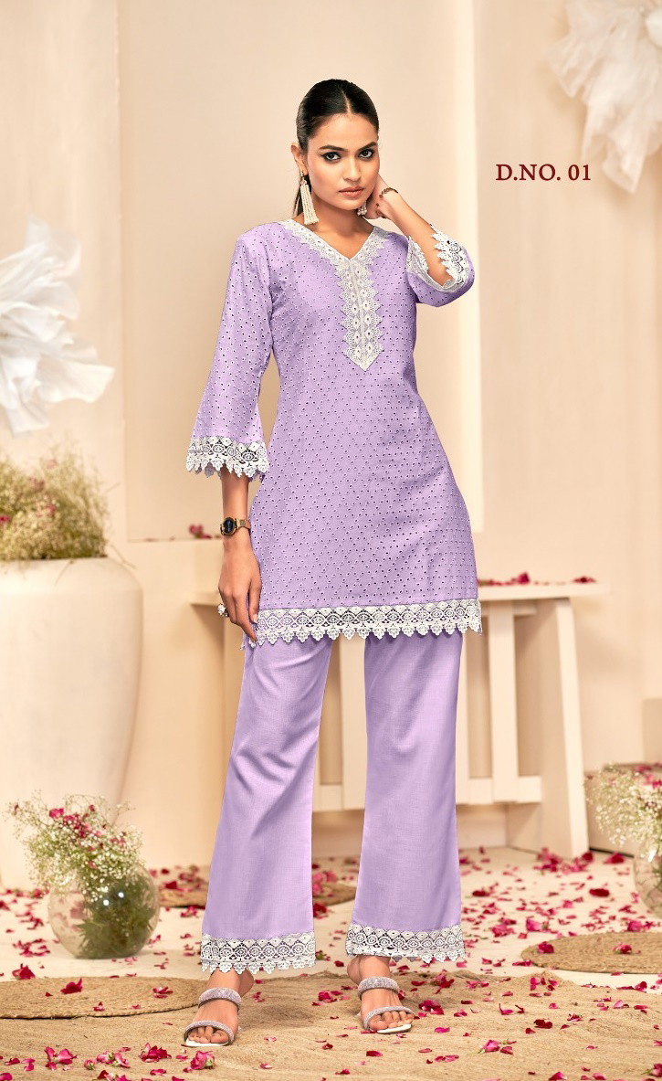 Hetal 01 Casual Wear Cotton Co Ord Sets Collection