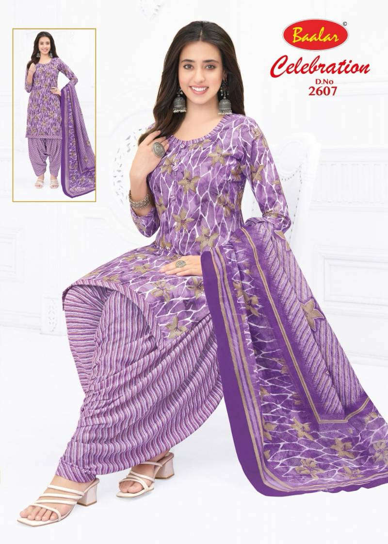 Baalar Celebration Vol 26 Cotton Dress Material Collection