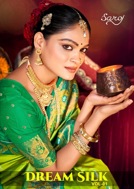 Saroj Dreams Silk Vol 1 Traditional Wear Silk Saree Collection