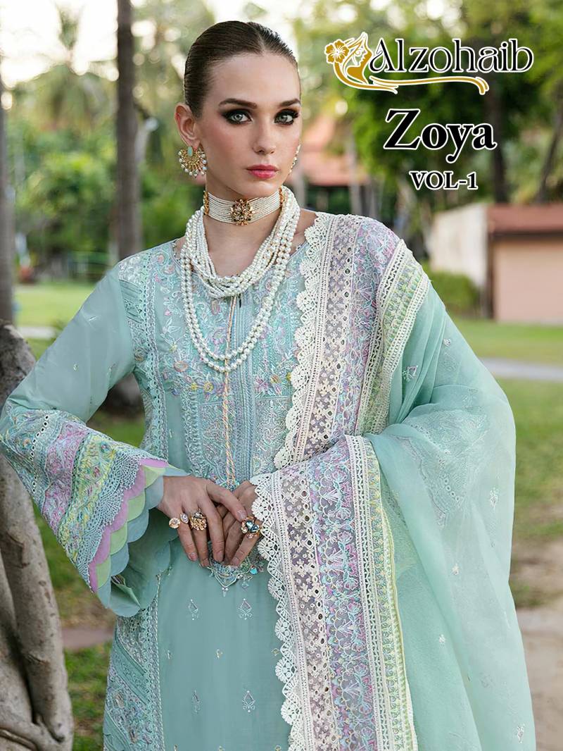 Alzohaib Zoya Vol 1 Designer Pakistani Salwar Suits Collection