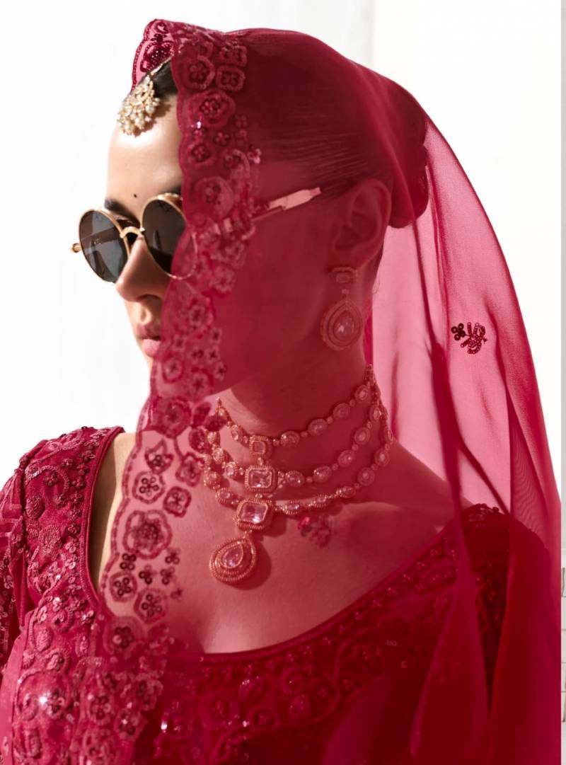 Kimora Runway Tissue Embroidery Designer Saree Collection