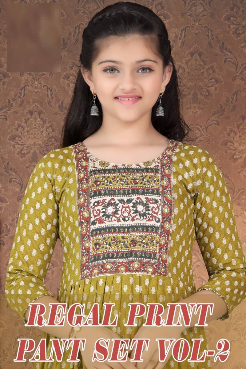Regal Print Pant Set Vol 2 Printed Kids Readymade Collection