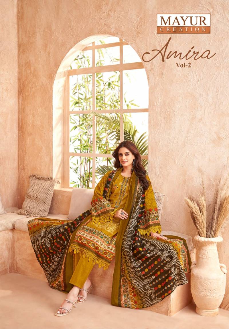 Mayur Amira Vol 2 Pure Cotton Dress Material Collection