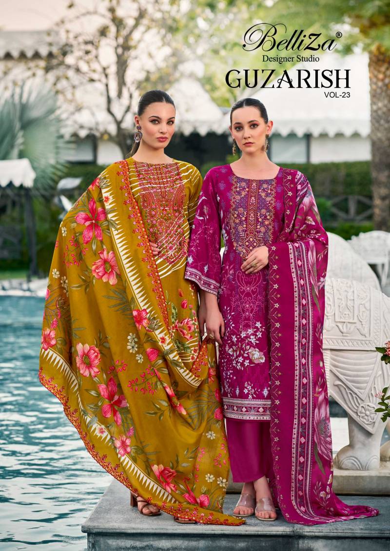 Belliza Guzarish Vol 23 Cotton Printed Dress Material