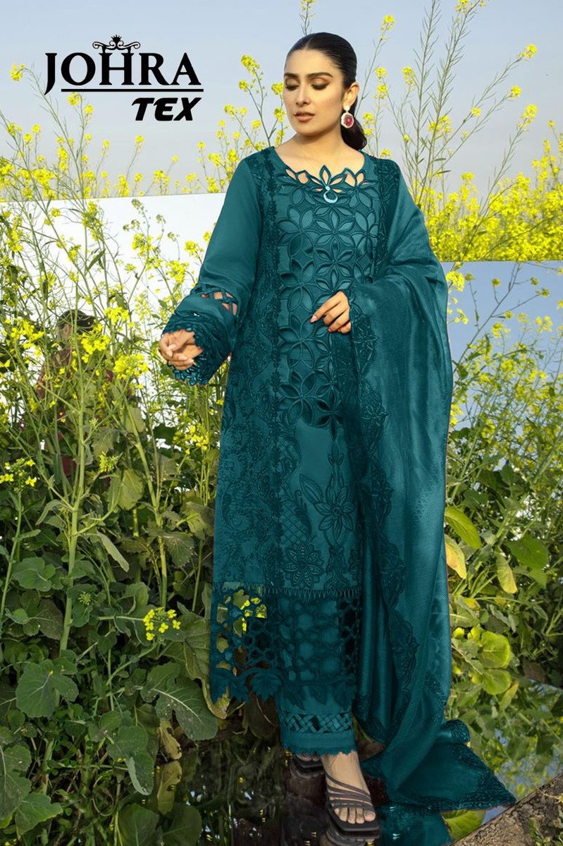 Johra Tex 154 B Cotton Embroidered Pakistani Salwar Kameez