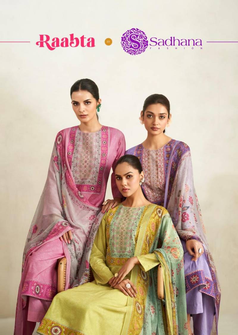 Jihan Taskeen Vol 3 Cotton Embroidered Dress Material Collection