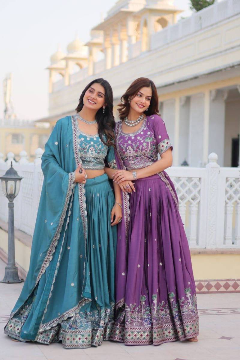 Sn 2332 Embroidery Designer Lehenga Choli Collection