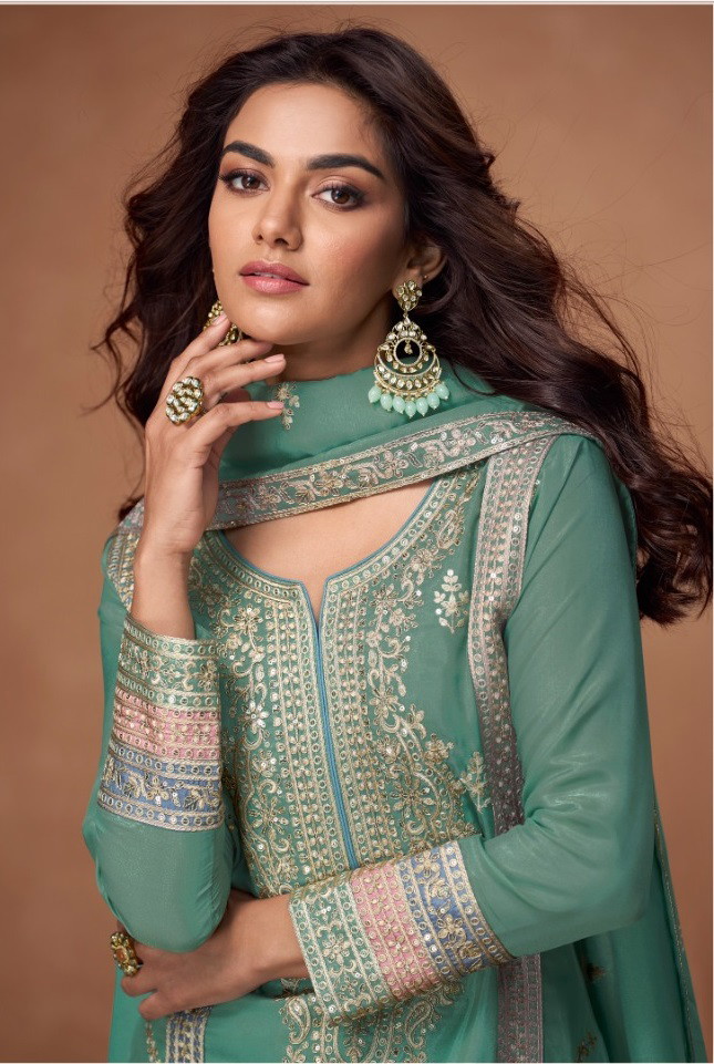 Super Hit 1074 A To C Silk Embroidered Salwar Suits Collection