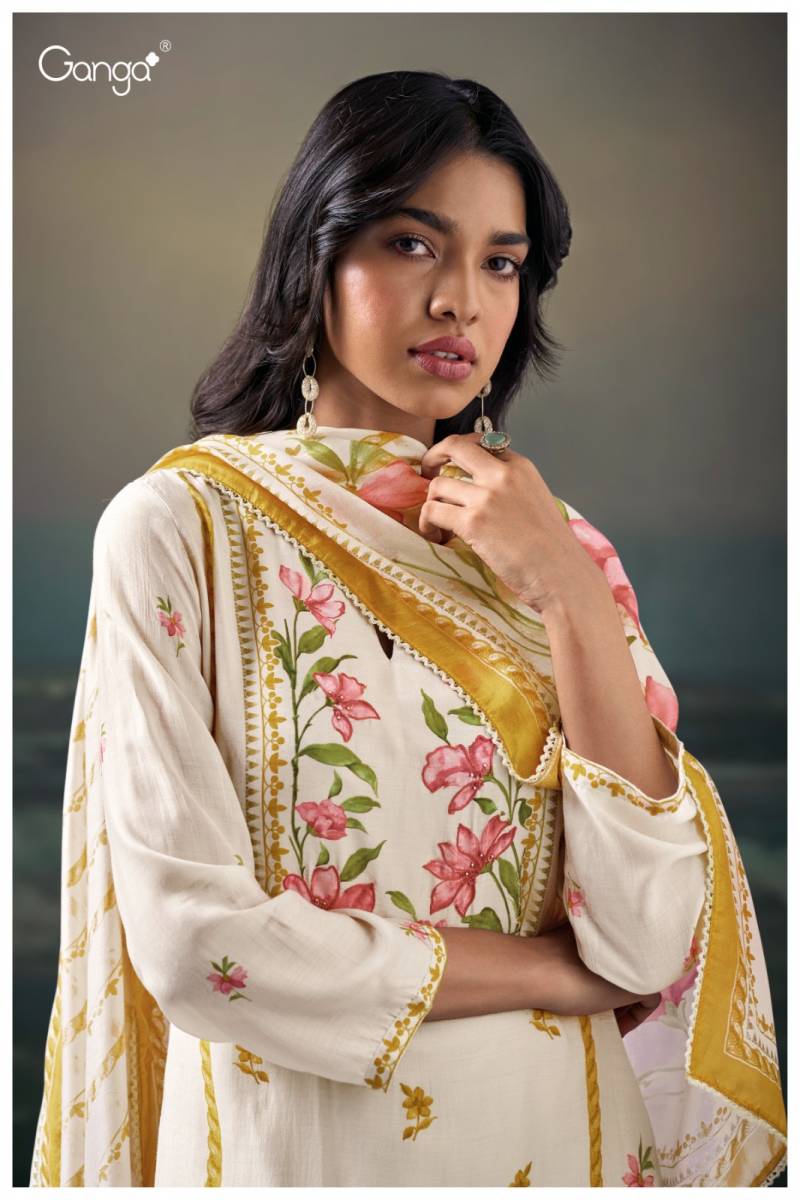 Ganga Kaisha Bemberg Printed Salwar Suit Collection
