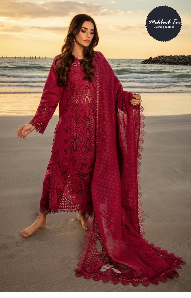 Mehboob Tex 1664 Embroidered Pakistani Salwar Suits Collection