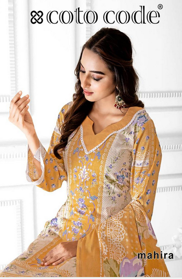 Coto Code Mahira Vol 1 Lawn Cotton Designer Dress Material