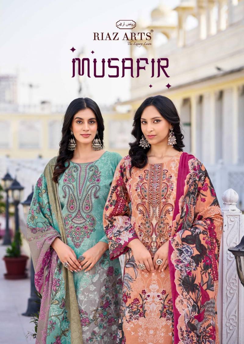 Riaz Arts Musafir Vol 26 Printed Dress Material Collection