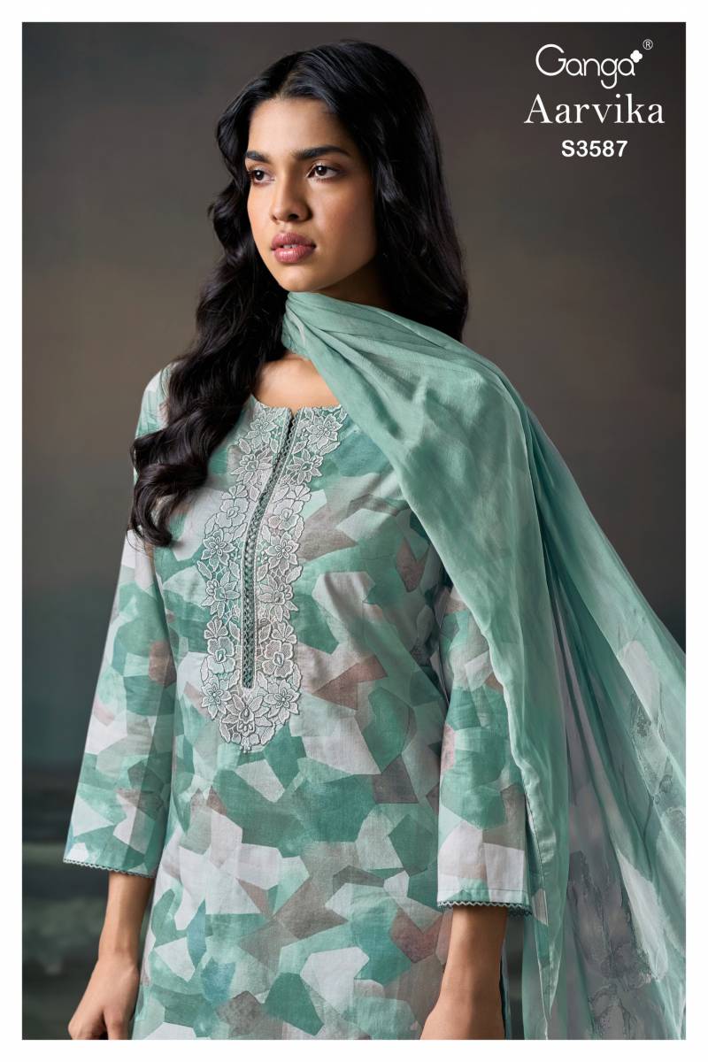 Ganga Aarvika Cotton Printed Salwar Kameez Collection