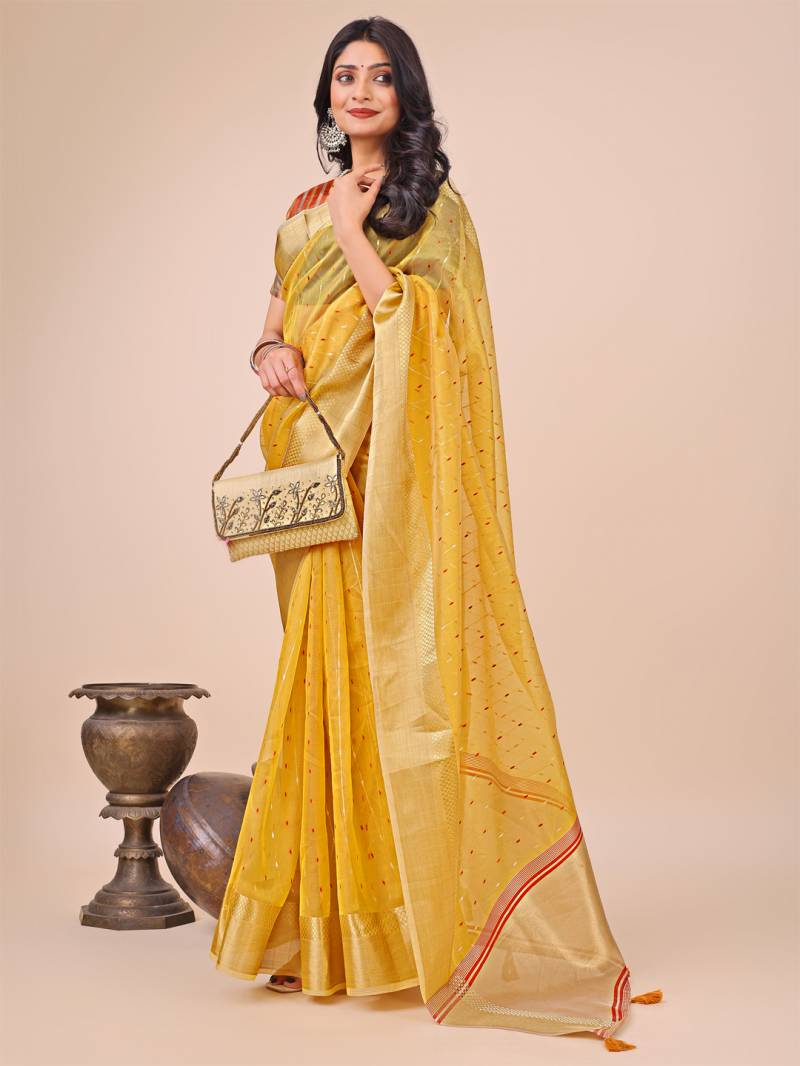 Astita Florance Organza With Latkan Festive Wear Saree Collection
