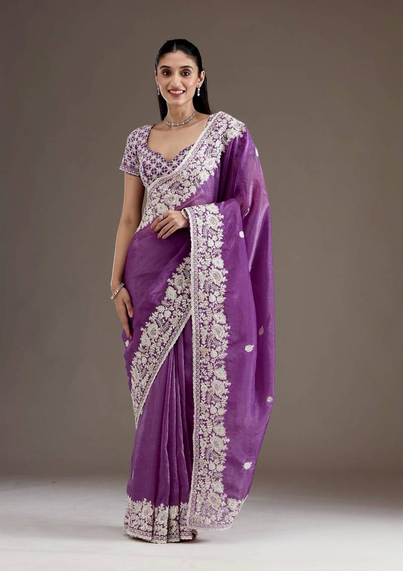 Bt 1265 Gold Embroidery Codding Designer Saree Collection