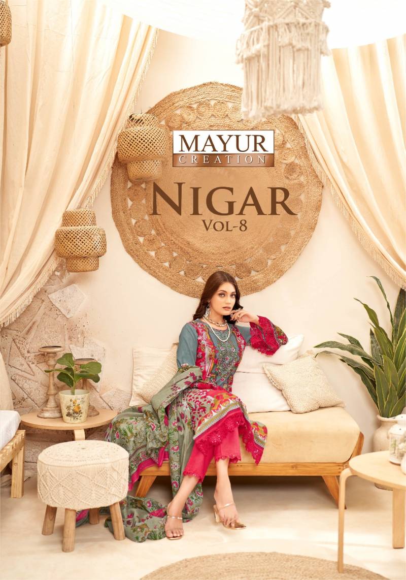 Mayur Nigar Vol 8 Designer Dress Material Collection