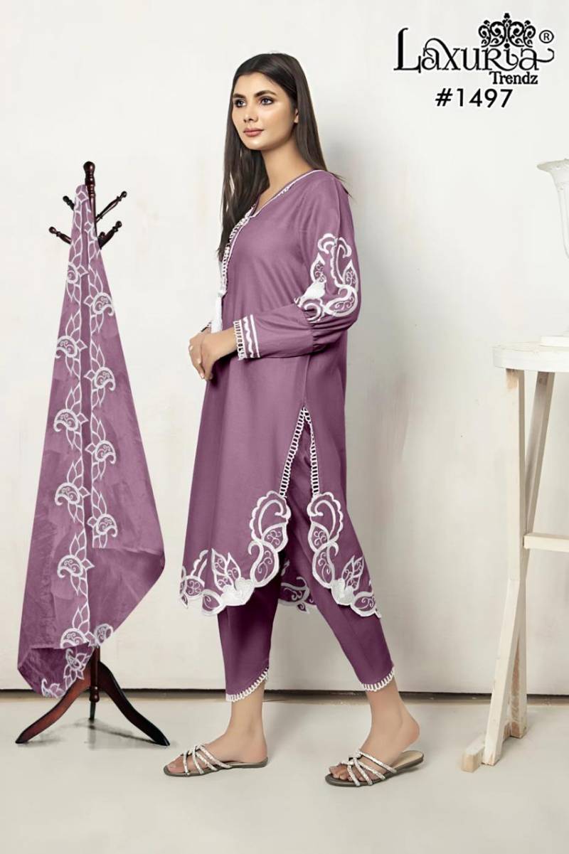 Laxuria Trendz 1497 Colours Tunic Ready Made Salwar Suits