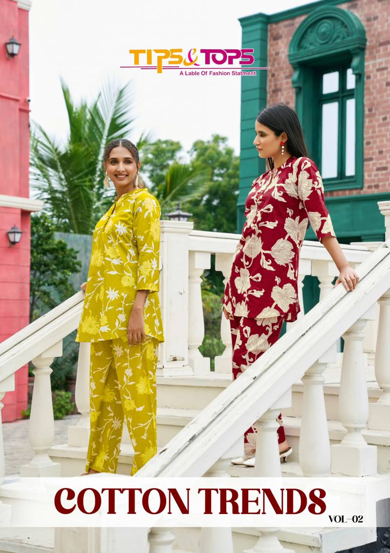 Tips And Tops Cotton Trends Vol 2 Printed Co Ord Set
