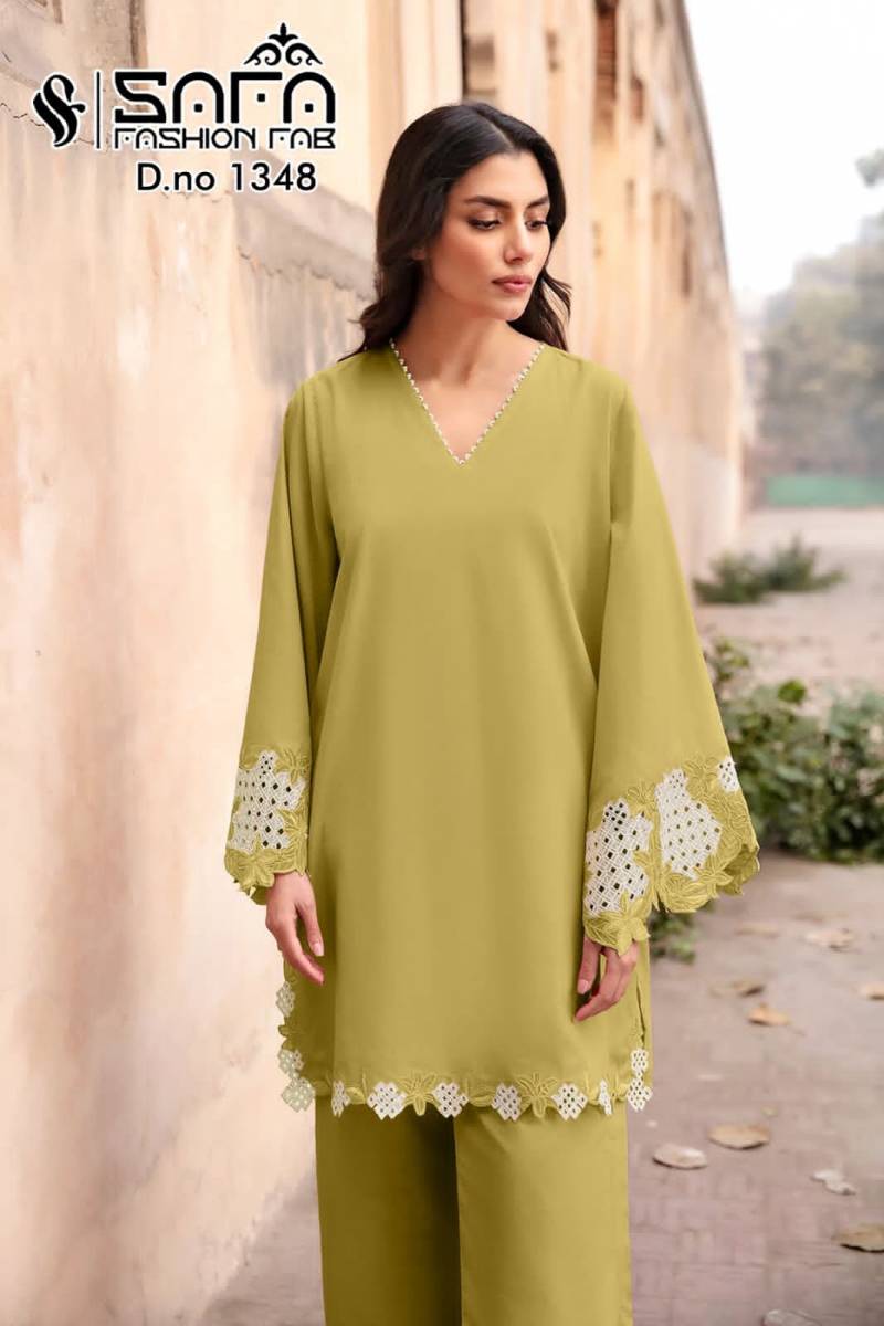 Safa Fashion Fab 1348 Pakistani Tunic Ready Made Suit