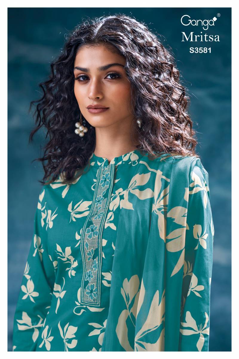 Ganga Mritsa Cotton Printed Designer Salwar Suit