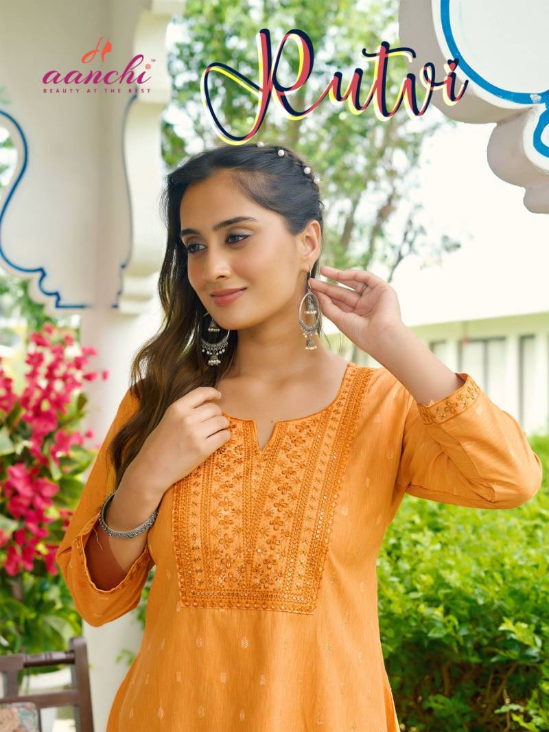 Aanchi Rutvi Embroidery Short Tops Collection
