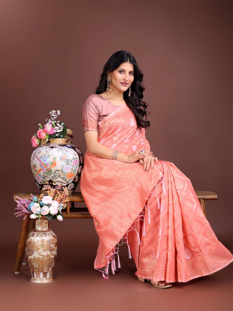 Astita Sootra Cotton Latkan Saree Collection