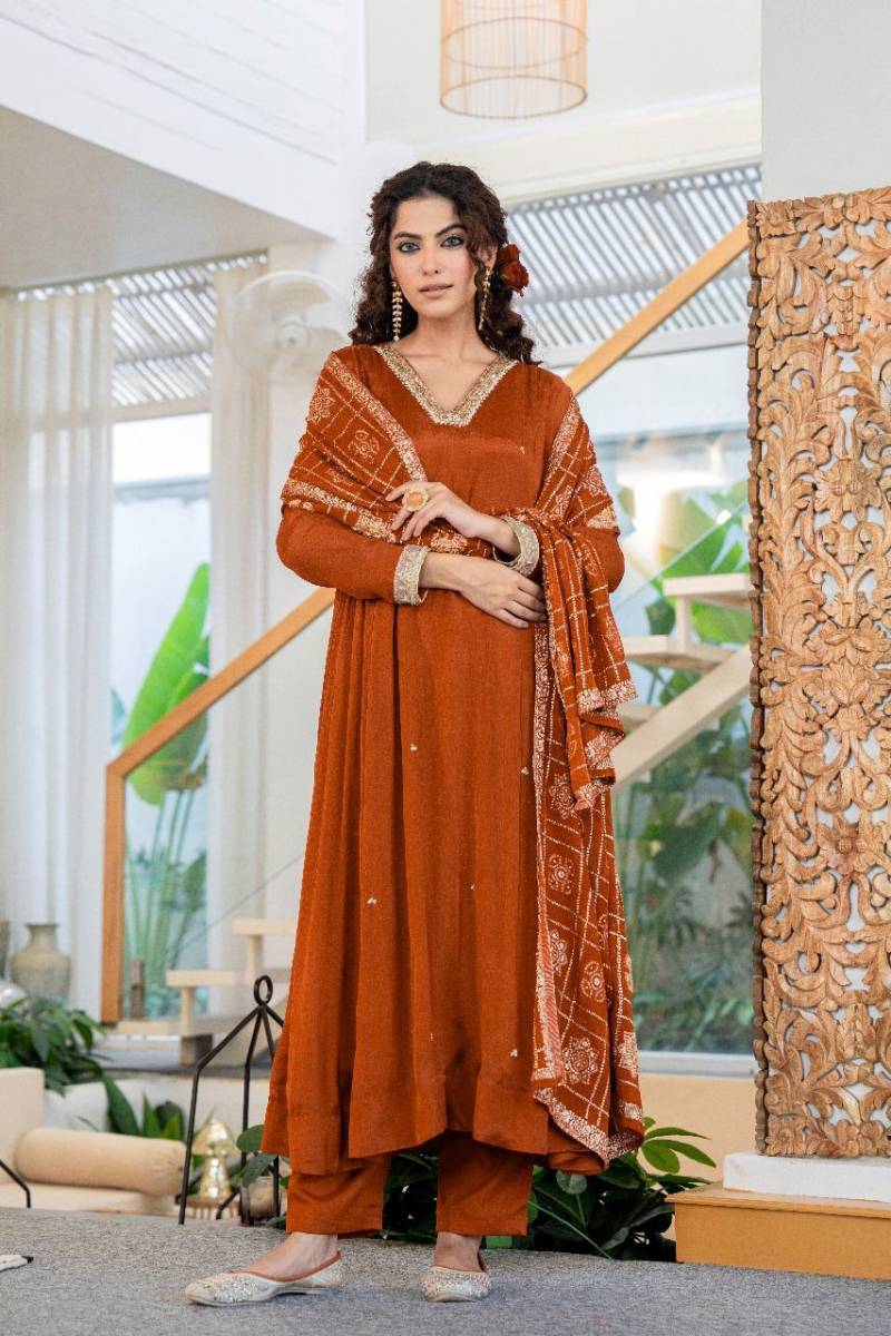 Naisha K 46 Party Wear Kurti Bottom With Dupatta Collection
