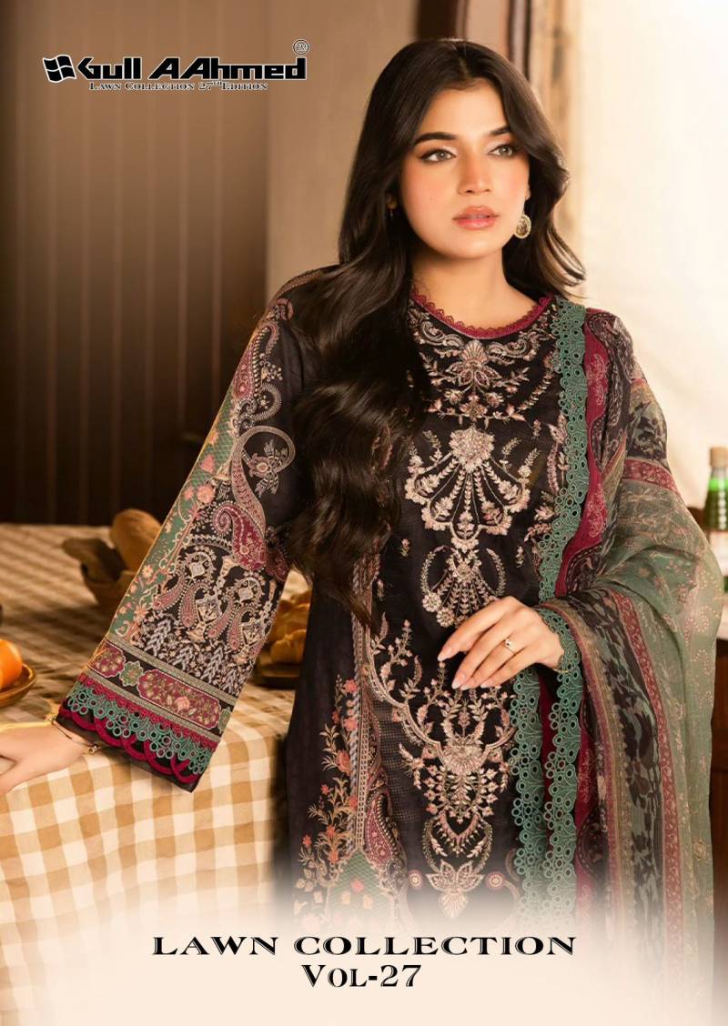 Gull A Ahmed Lawn Vol 27 Pakistani Dress Material Collection