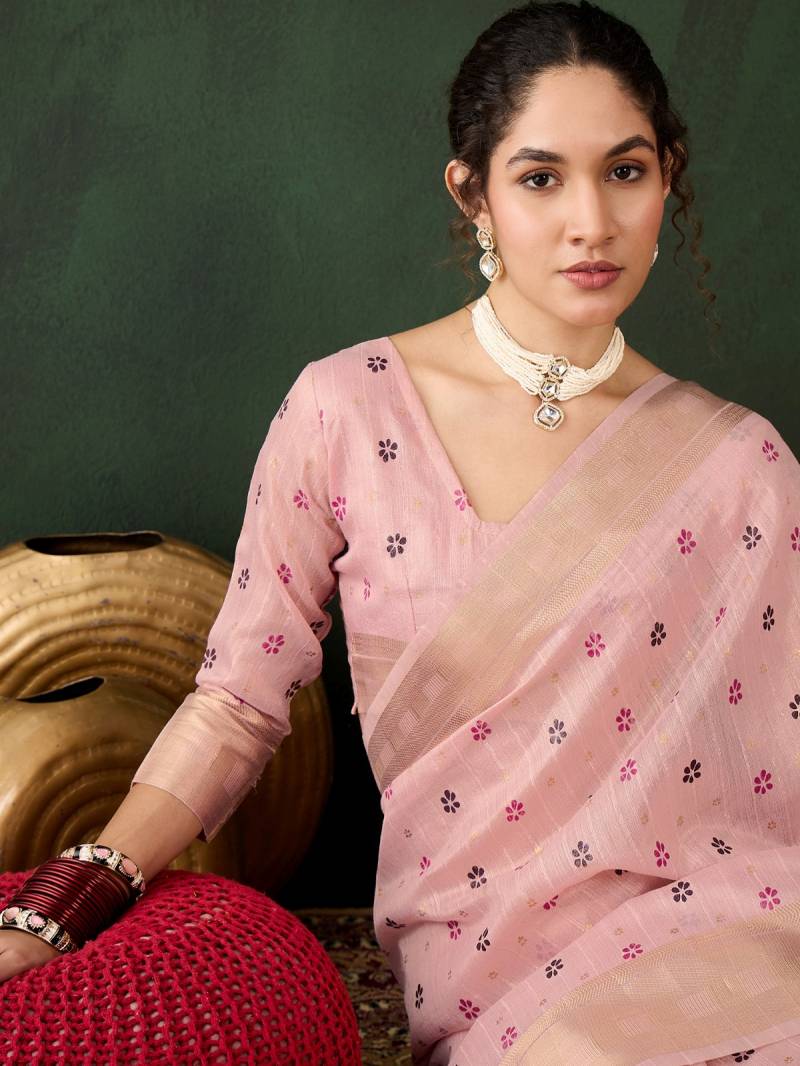 Color Set 8229 Khadi Oragnza Saree Collection