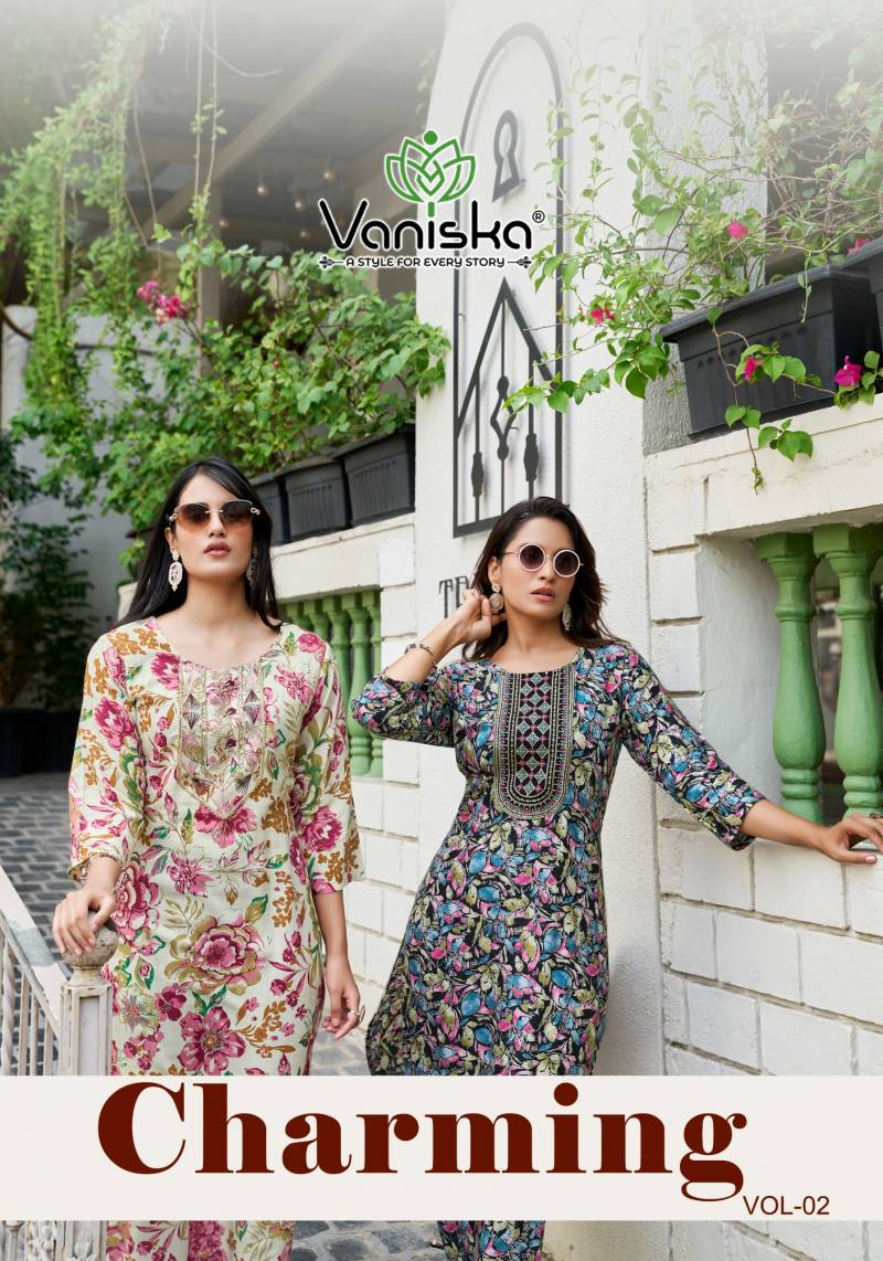 Vaniska Charming Vol 2 Printed Kurti Collection