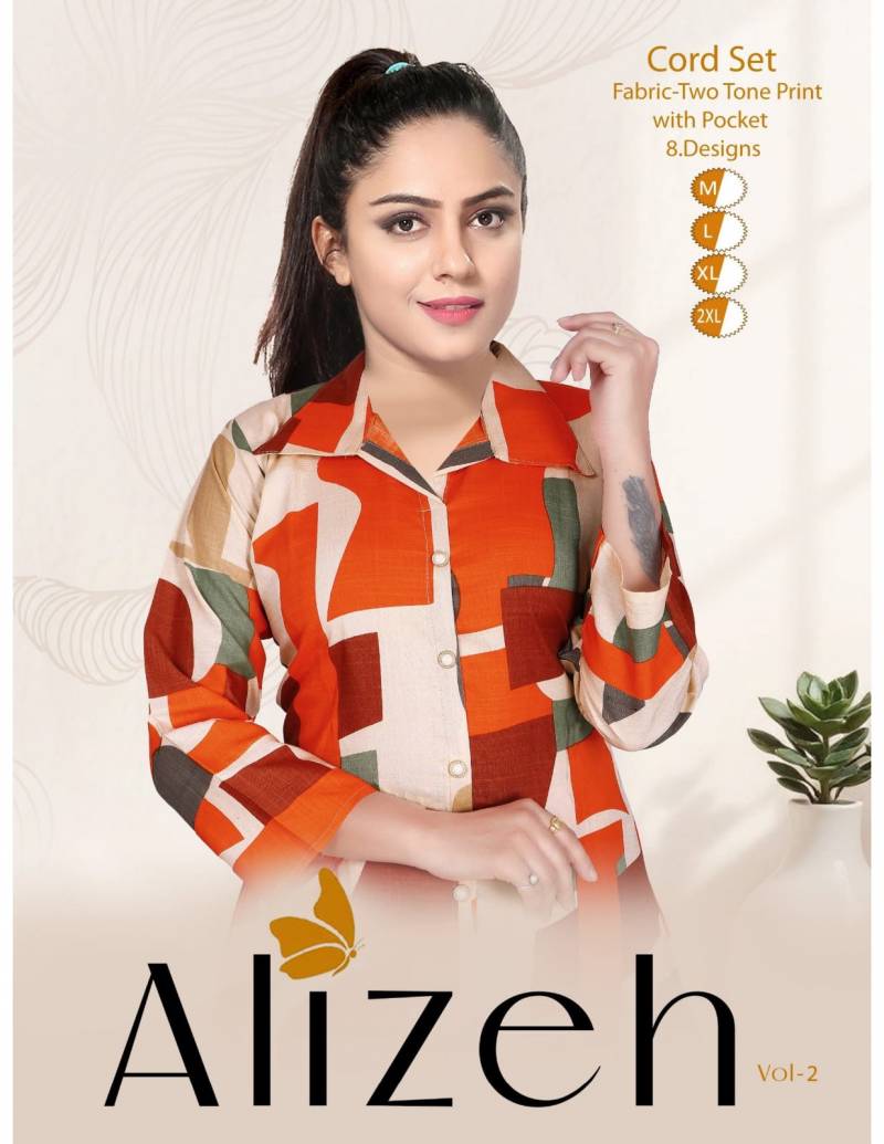 Beauty Queen Alizeh Trendy Printed Co Ord Set Collection