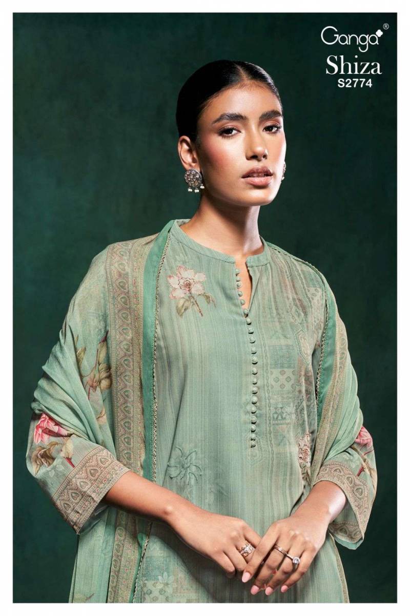Ganga Shiza Georgette Printed Salwar Kameez Collection