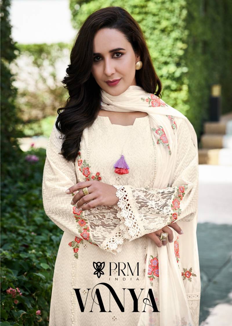 Prm Vanya Readymade Cotton Kurti Bottom With Dupatta Collection