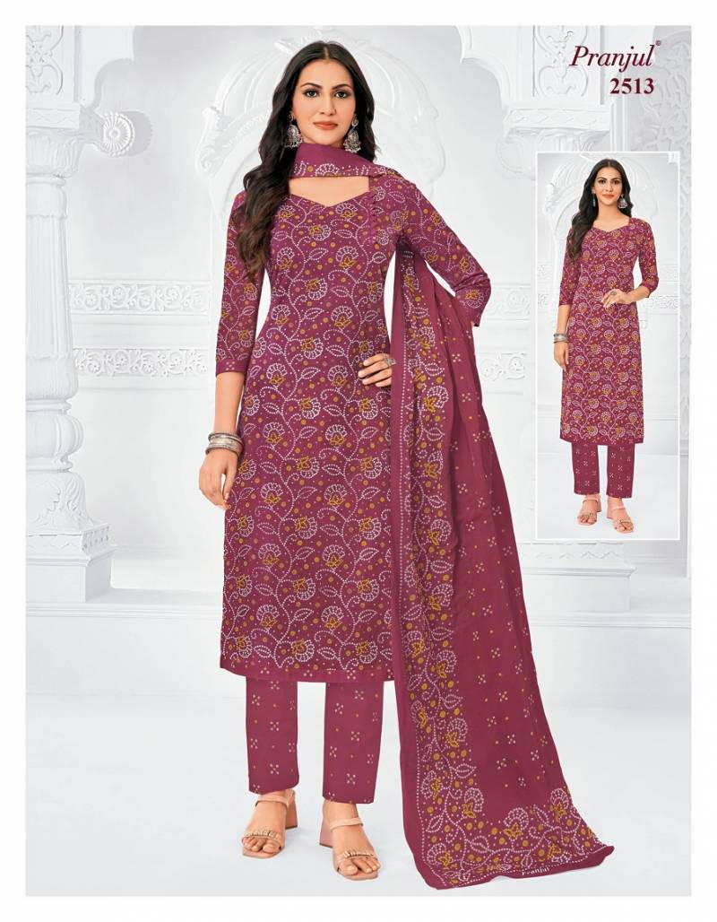 Pranjul Priyanka Vol 25 Printed Dress Material Collection