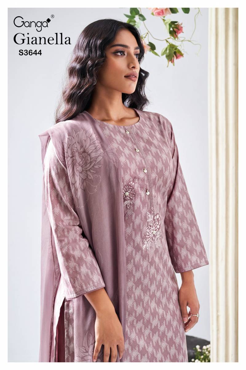 Ganga Gianella Cotton Embroidered Salwar Kameez Collection