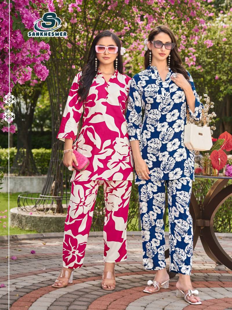 Sankheswer Summer Spacial Vol 2 Printed Stylish Co Ord Set