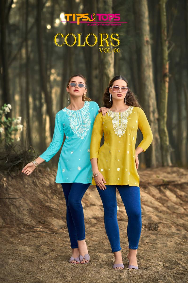 Tips And Tops Colors Vol 6 Fancy Ladies Short Top Collection