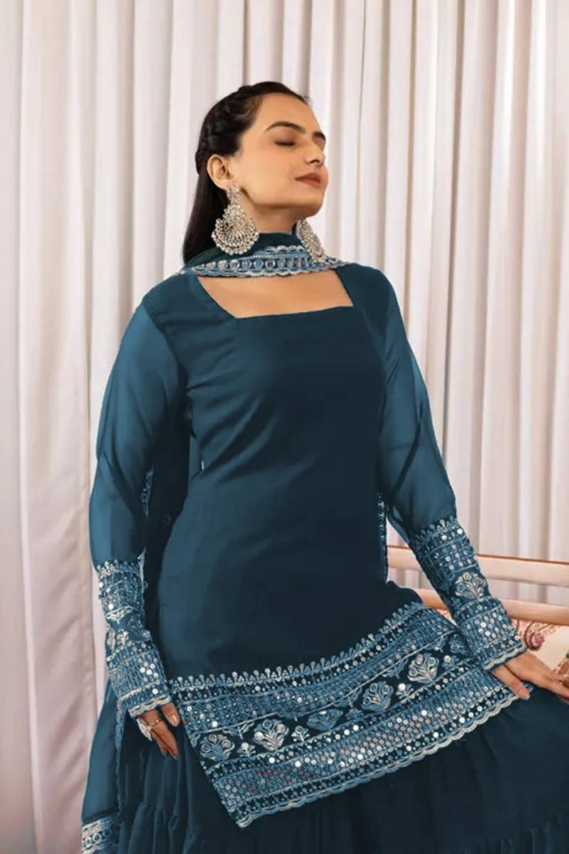 Yd 031 Designer Embroidered Salwar Suits Collection