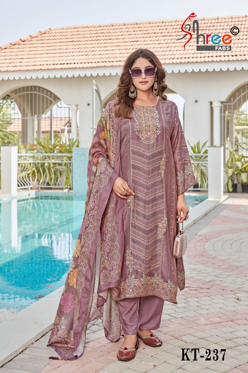 Shree Kt 237 Designer Digital Printed Pakistani Salwar Suits Collection