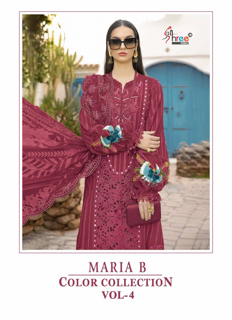 Shree Maria B Color Collection Vol 4 Pakistani Suits Collection
