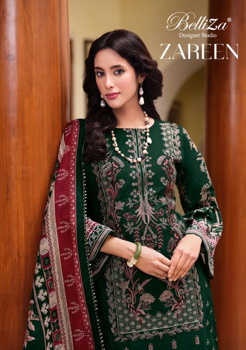 Belliza Zareen Designer Printed Dress Material Collection