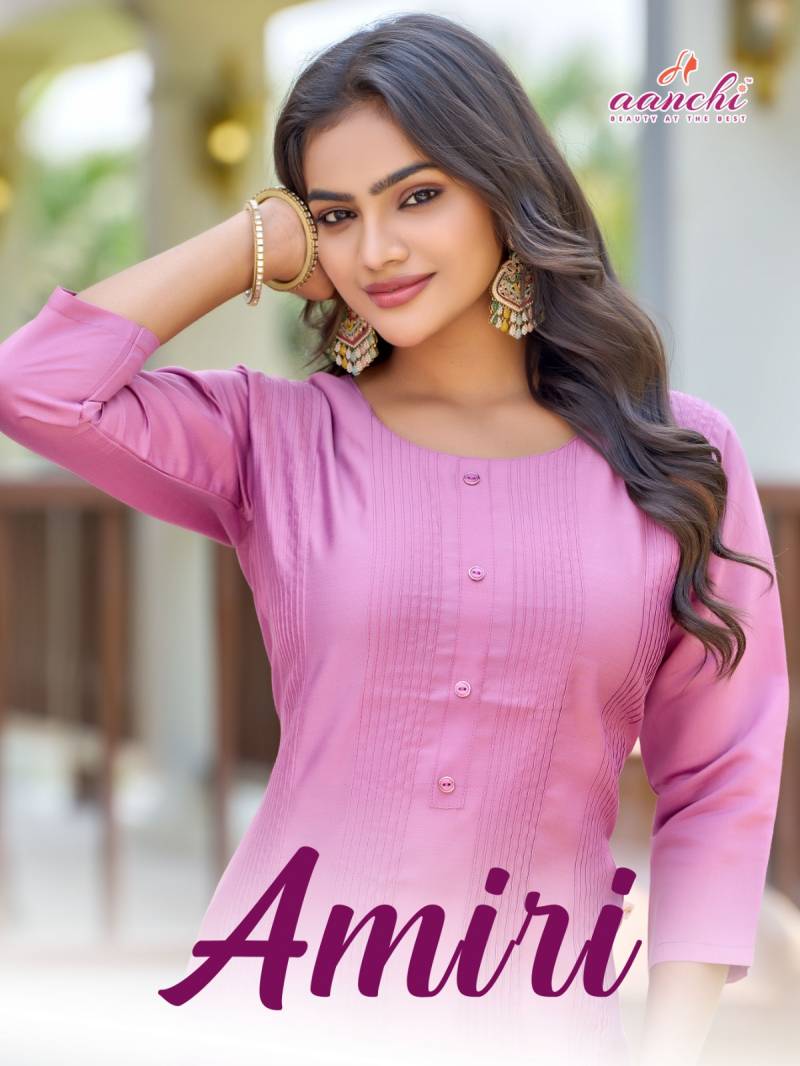 Aanchi Amiri Casual Wear Daily Wear Kurti Collection