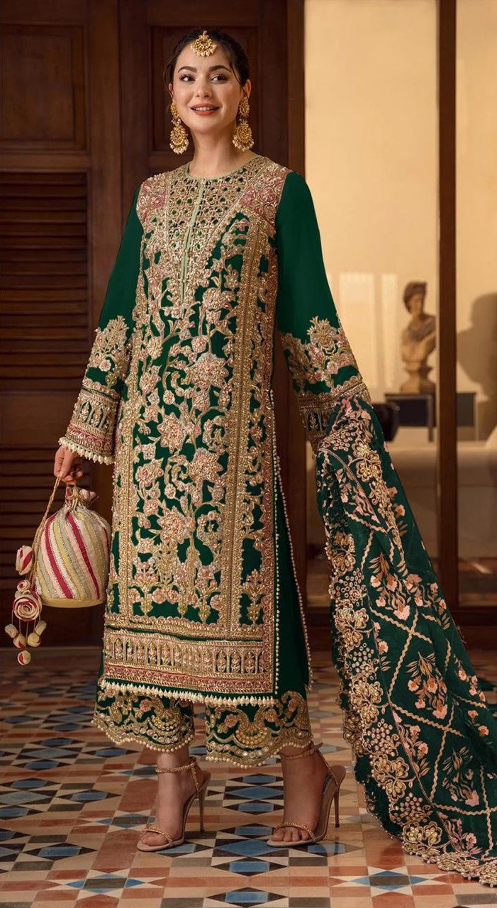 Ramsha R 1151 A To D Georgette Ready Made Suits Collection