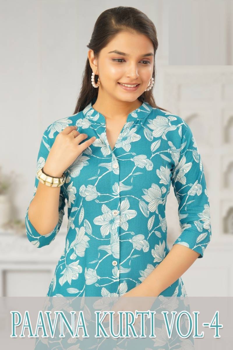 Paavna Kurti Vol 4 Readymade Kids Wear Kurti Collection