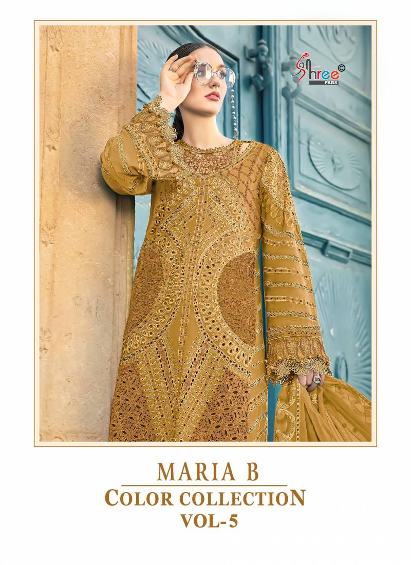 Shree Maria B Color Collection Vol 5 Soft Cotton Pakistani Suits Collection