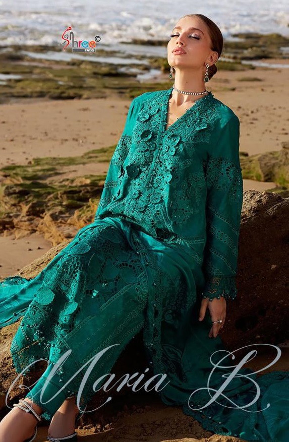 Shree Mariya B Luxury Lawn Collection Vol 2 Chiffon Dupatta Pakistani Suit