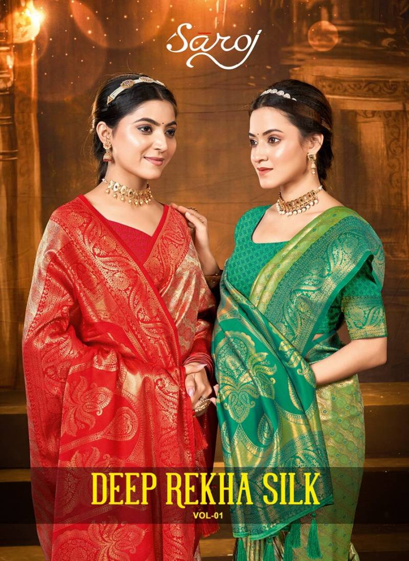 Saroj Deep Rekha Vol 1 Kanjivaram Silk Saree Collection