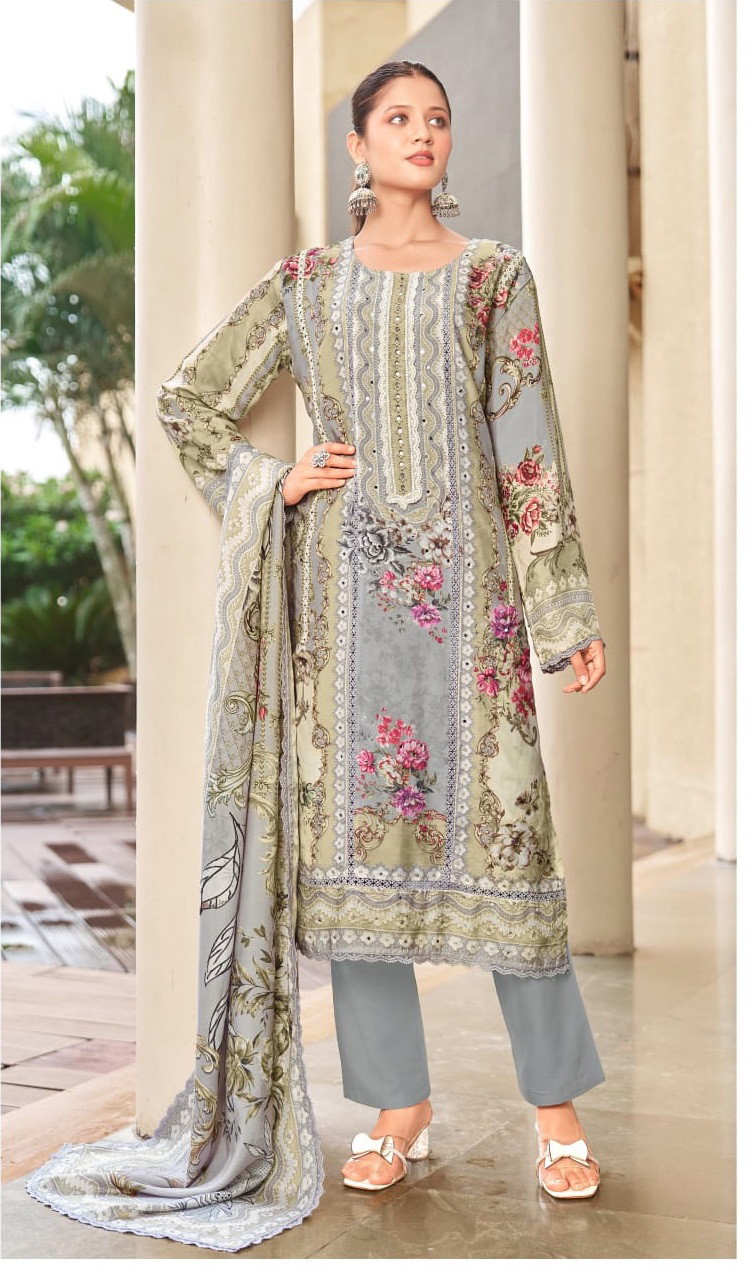 Khas 4455 Viscose Pakistani Ready Made Suits Collection