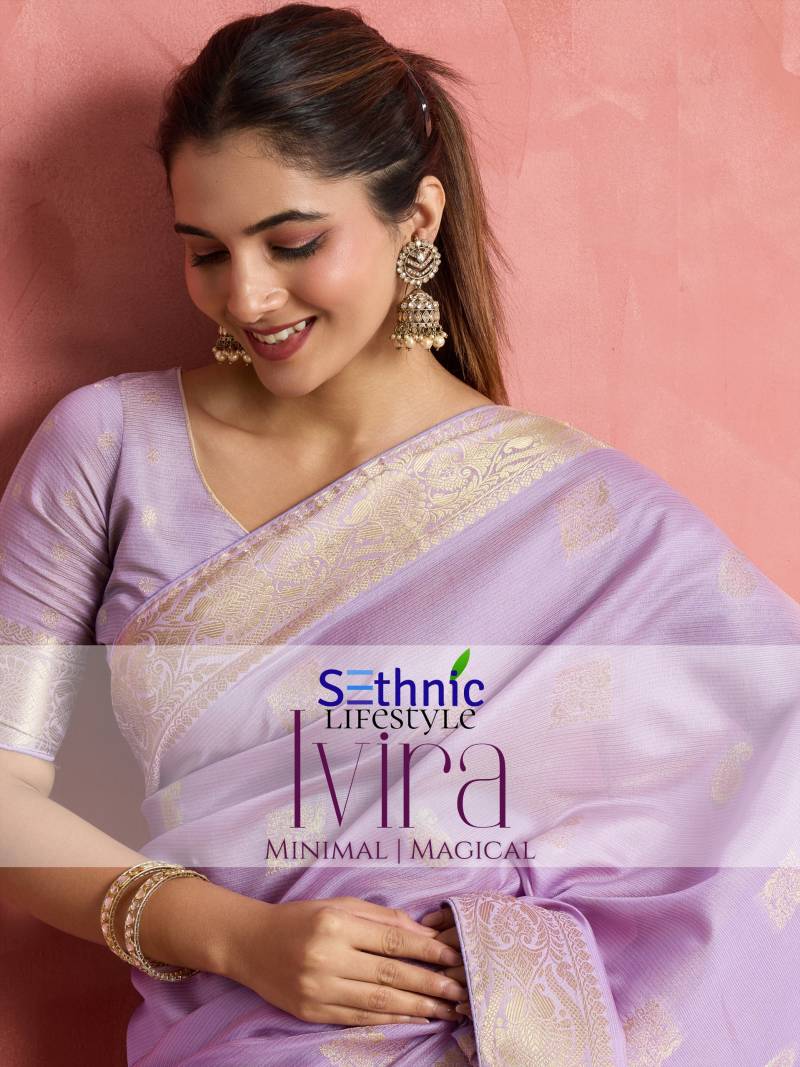 Sethnic Ivira Soft Silk Woven Festive Saree Collection