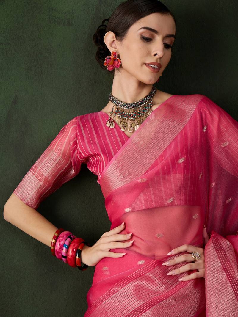 Cp 8233 Khadi Organza Festive Wear Sarees Collection